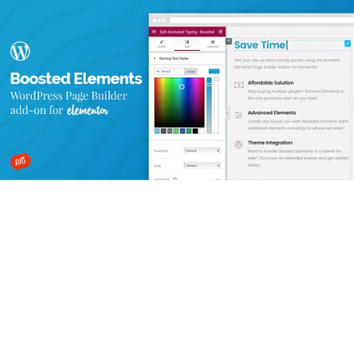 Boosted Elements – Page Builder Add-on for Elementor