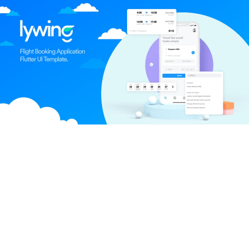 Lywing - Flutter UI Kit