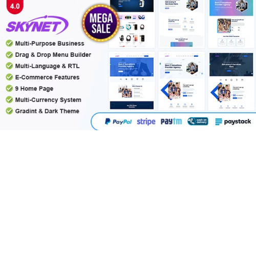Skynet - Multipurpose Business CMS